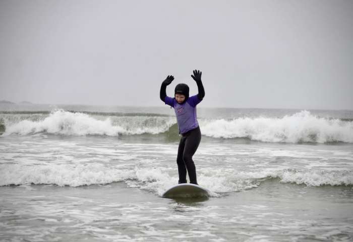 Kids surf lessons