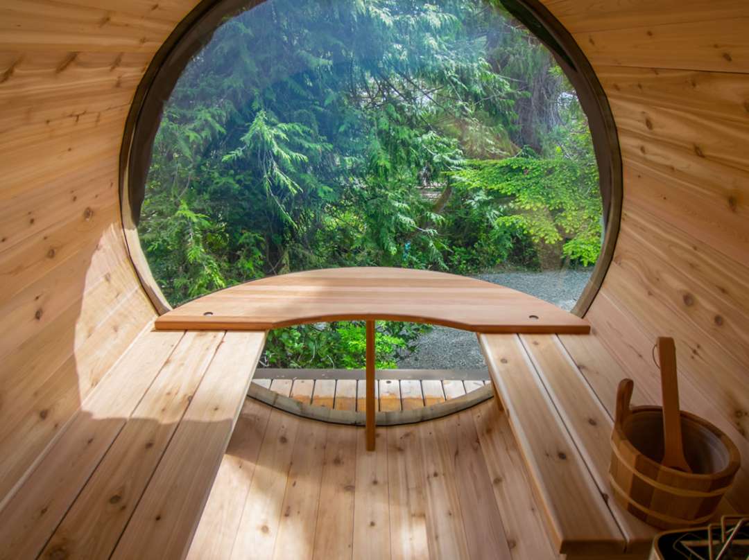 Tofino cabin with sauna